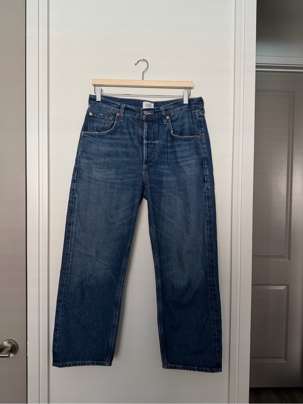 CITIZENS OF HUMANITY • dahlia bow leg jeans in medium wash